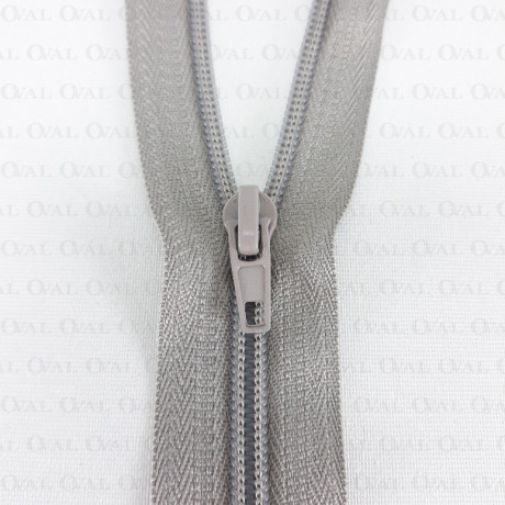 Zippers *5 separating 40–75cm grey 3427