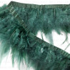 Feathers on tape - green 13cm no. 3430