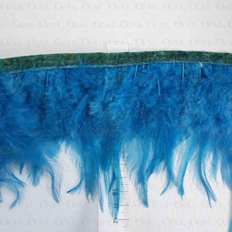 Feathers on tape – sea green 13cm/1m no. 3431