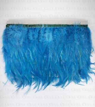 Feathers on tape – sea green 13cm/1m no. 3431