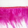 Feathers on pink tape 13cm/1 yard pink 3119