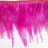 Feathers on pink tape 13cm/1 yard pink 3119