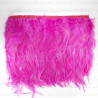 Feathers on pink tape 13cm/1 yard pink 3119