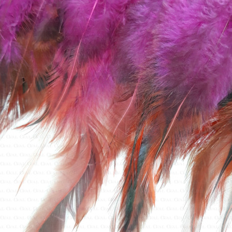 Feathers on tape 13cm/1y amaranth 3438