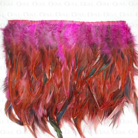 Feathers on tape 13cm/1y amaranth 3438