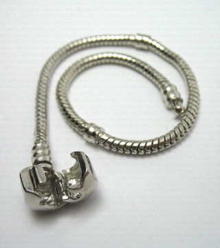 Metal bracelet, Pandora-style modular bracelets, Pandora base