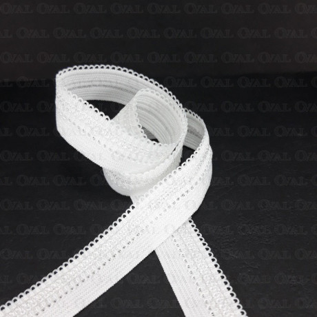 Broken rubber 13mm/1m white 3446 P