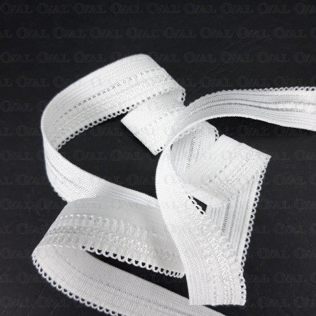 Guma łamana 13mm/1m  biel 3446 P