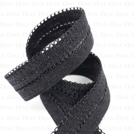 Guma łamana 13mm/1m czerń3447 P