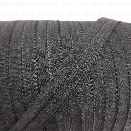 Broken elastic 13mm/1m black 3447 P