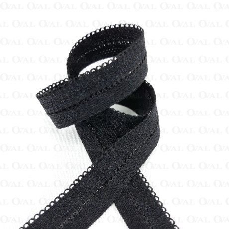 Guma łamana 13mm/1m czerń3447 P