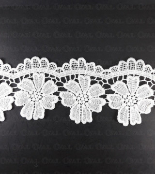 Guipure lace 75mm/1y or 10y 3449