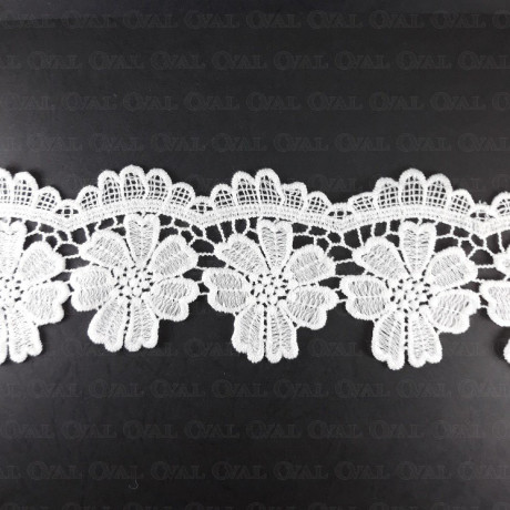 Guipure lace 75mm/1y or 10y 3449