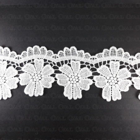 Guipure lace 75mm/1y or 10y 3449