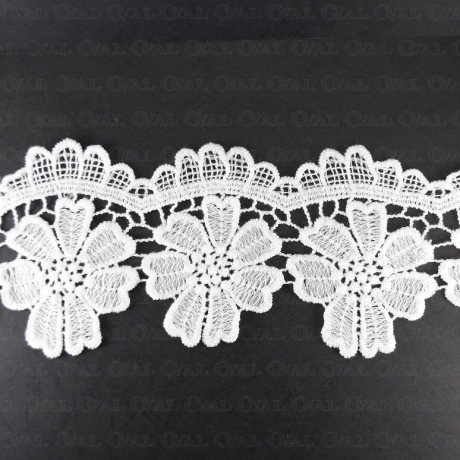 Guipure lace 75mm/1y or 10y 3449