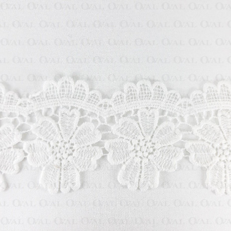 Guipure lace 75mm/1y or 10y 3449