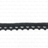 Koronka bawełniana  czerń 10mm/1 lub 25yard  3455