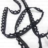 Koronka bawełniana  czerń 10mm/1 lub 25yard  3455
