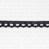 Koronka bawełniana  czerń 10mm/1 lub 25yard  3455