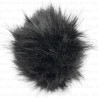 Pompony 13cm czerń 3468