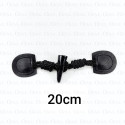 Zapięcie ze skórką 20cm 3474