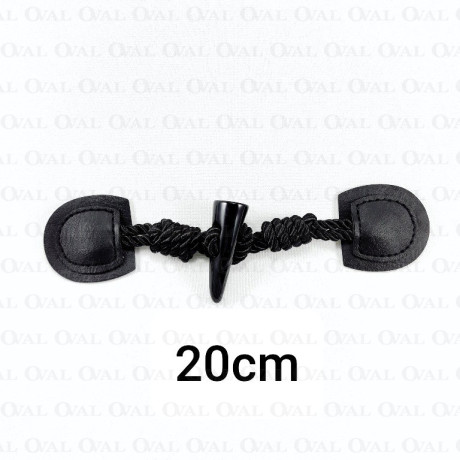 Zapięcie ze skórką 20cm 3474