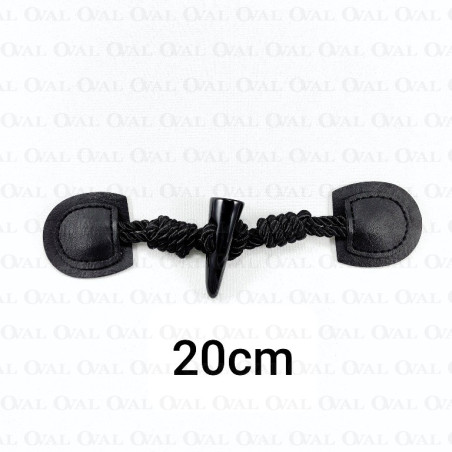 Zapięcie ze skórką 20cm 3474