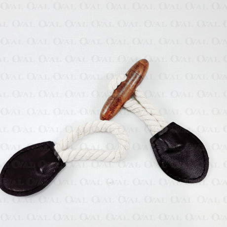 Zapięcie ze skórką 17cm 3475