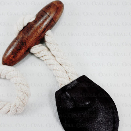 Zapięcie ze skórką 17cm 3475