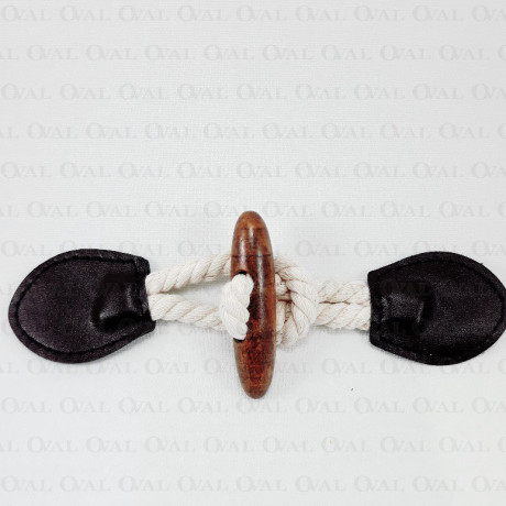 Zapięcie ze skórką 17cm 3475