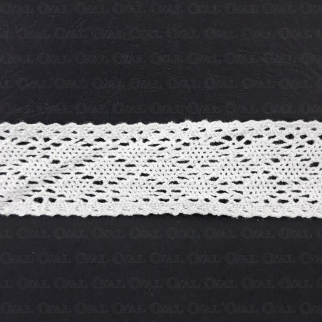 Cotton lace 35mm / 1 or 25 yards ecru 3479