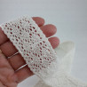 Cotton lace 35mm / 1 or 25 yards ecru 3479