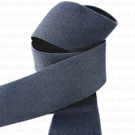 Woven elastic 35 mm/1 m dark grey 3480