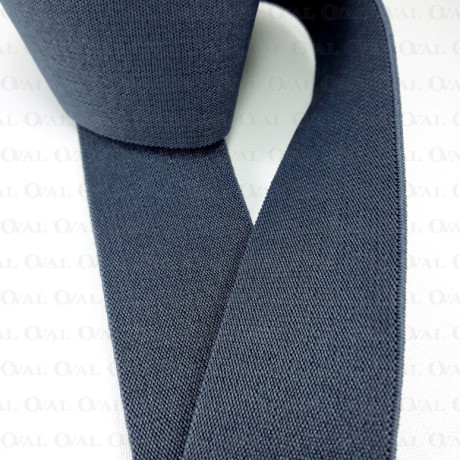 Woven elastic 35 mm/1 m dark grey 3480