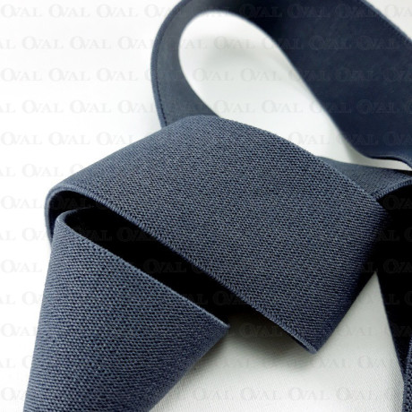 Woven elastic 35 mm/1 m dark grey 3480