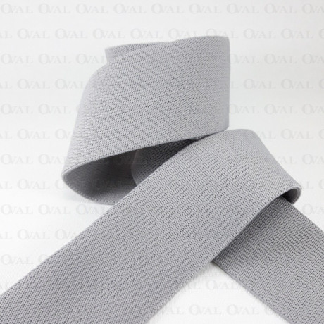 Woven elastic 35mm/1m light grey 3481