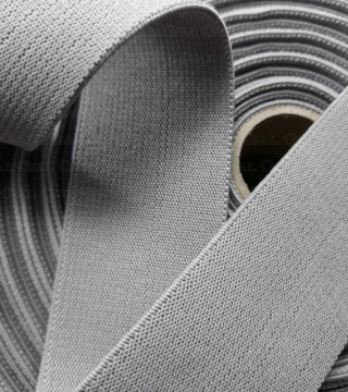 Woven elastic 35mm/1m light grey 3481