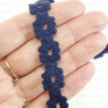 Cotton lace 15mm /1 y navy 3485