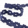 Cotton lace 15mm /1 y navy 3485