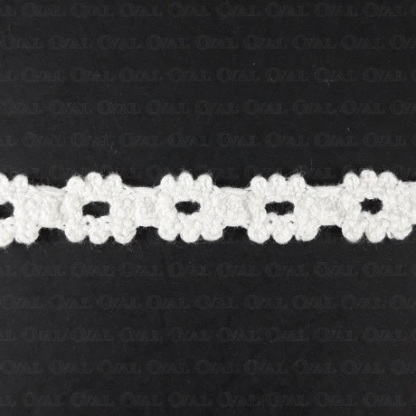 Koronka bawełniana 15mm /1 y  biel śmietana  3486