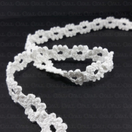 Koronka bawełniana 15mm /1 y  biel śmietana  3486