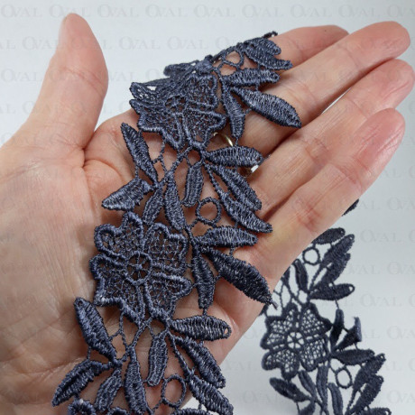 Koronka 55mm /1y  szara 3504