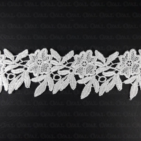 Koronka 55mm /1y  biel śmietana 3505