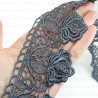 Lace 65mm /1m grey 3508