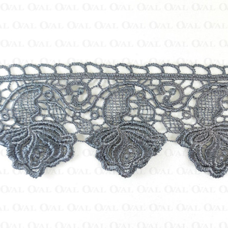Lace 65mm /1m grey 3508