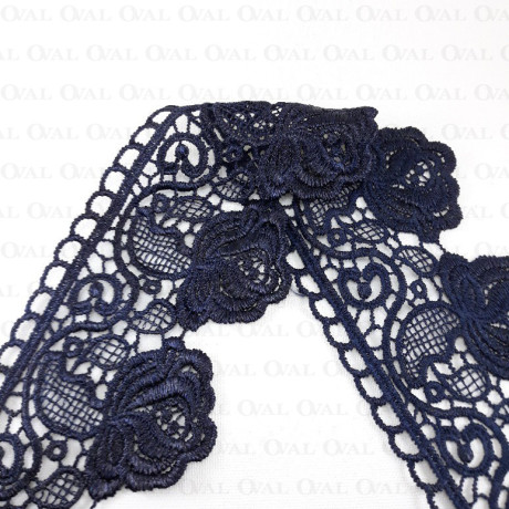 Koronka 65mm /1y  granat 3509