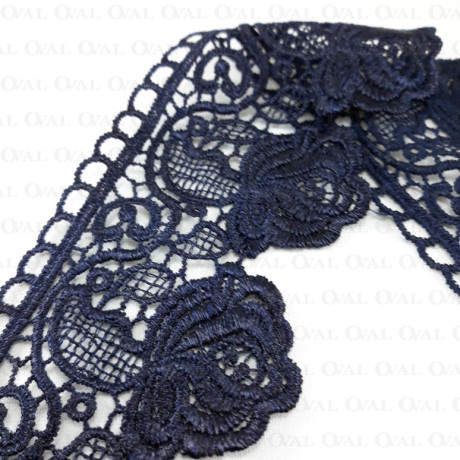 Koronka 65mm /1y  granat 3509