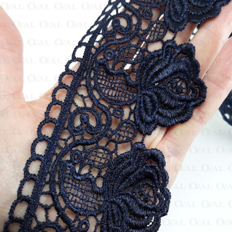 Koronka 65mm /1y  granat 3509