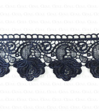 Koronka 65mm /1y  granat 3509