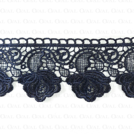 Koronka 65mm /1y  granat 3509